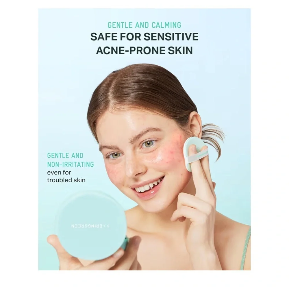 NWT Bring Green Tea Tree Sun Cushion